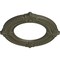 Ekena Millwork Benson Ceiling Medallion (Fits Canopies up to 6 1/8"), 11 1/8"OD x 6 1/8"ID x 5/8"P, Witch Hazel CM11BNWHF - alternate 3